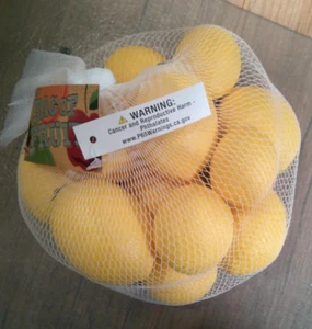NEW LOT of 16 count fake faux decorative crafts FRUIT LEMONS assorted sizes - Picture 1 of 2