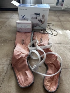 DOCTOR LIFE V7 Air Compression Therapy system w/2 Leg Compression Sleeves Large - Picture 1 of 4