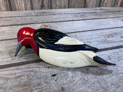 Unique Woodpecker Door Knocker Cast Signed by Artist - Image 1 of 4