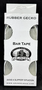ARUNDEL Rubber Gecko Grip Bar Tape WHITE MSRP $30 - Picture 1 of 4