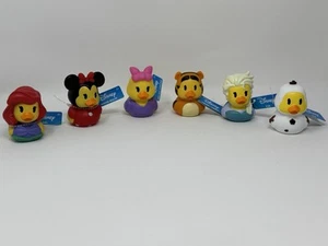 Disney Gummiente Jeep Ente Duckalooz Menge 6 verschiedene Figuren Spielzeug 3" NEU - Bild 1 von 17