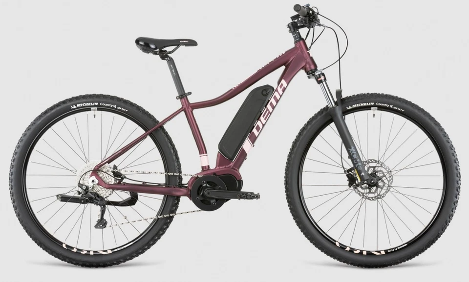Dema Omega 29" 10 Fach 2021 Damen E-Mountainbike / Aluminium S / 17" Bordo/Pink - Bild 1 von 1