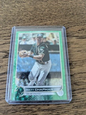 2022 Topps Series 1 - Matt Chapman #176 Green Foil /499 - Image 1 of 2