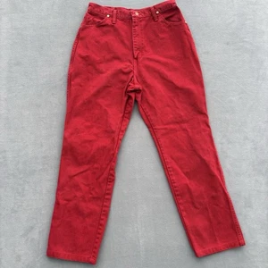Vintage Women’s Red Wranglers Jeans Size 15/16 X 34 Western - Picture 1 of 23
