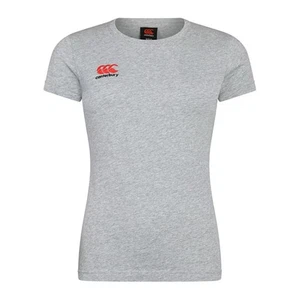 Canterbury Womens/Ladies Small Logo Cotton T-Shirt PT254 - Picture 1 of 4