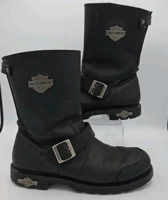 Harley Davidson Wolverine Hombre Radcliffe Ingeniero Moto Botas Talla 9 Cuero Usadas en Excelente Condición Foto 1 de 4