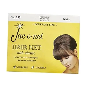 Hair Net Tiny Mesh Bouffant/Large Size,1 Net Per (12-Pack)Bouffant/Large White - Picture 1 of 3