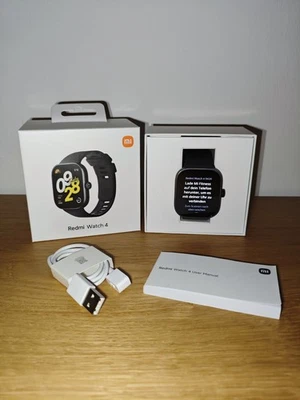 Xiaomi Redmi Watch 4 Smartwatch/Fitnesstracker Schwarz, AMOLED, GPS, OVP - Bild 1 von 4