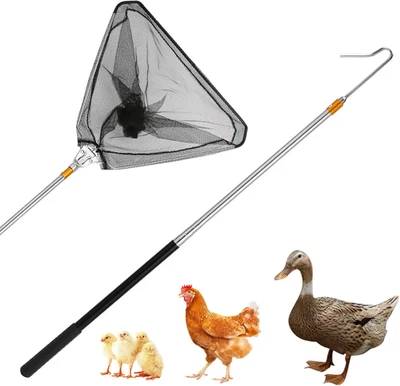Scalable Chicken Catcher Leg Hook Tool Kit Chicken Net Catcher Small Animals Cat - Image 1 of 4