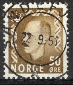 Norwegen 1950-52, NK 399 Son Sandefjord 22-9-51 (sehr schön) - Bild 1 von 1