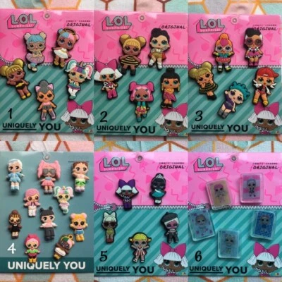 Crocs Handmade jibbitz 5-10pc LOL Suprise Doll shoe charms set - Image 1 of 4