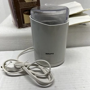 Krups Touch Top Coffee Mill Bean Grinder #208 White - Picture 1 of 4