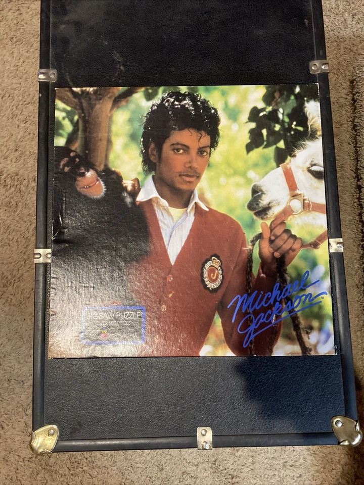 Michael Jackson & Friends 1984 Colorforms Jigsaw Puzzle Vintage Used Uncounted - Image 1 of 2