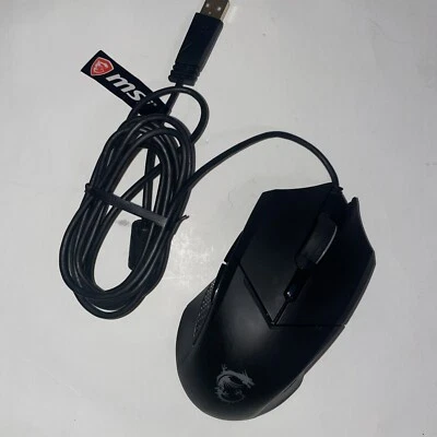 (Open Box Demo) MSI Clutch GM08 4200 DPI Optical Wired Gaming Mouse with Red LED - Image 1 of 4