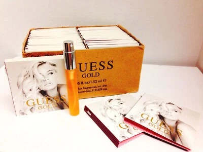 50 x Frascos de Oro Guess Originales 0.05 OZ LOTE EAU DE PARFUM L PULVERIZADOR DE MONEDERO SIN SALPICADURAS Foto 1 de 3