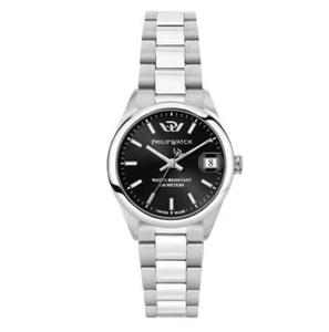 Orologio Philip Watch Donna Caribe R8253597623 Acciaio Solo Tempo Nero + Data - Foto 1 di 2