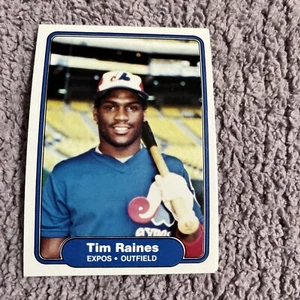 1982 Fleer #202 Tim Raines Montreal Expos HOF - Picture 1 of 1