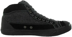 Converse Jack Purcell OTR Mid Top Charcoal Black Casual Shoes Mens US 6 EUR 38.5 - Picture 1 of 7