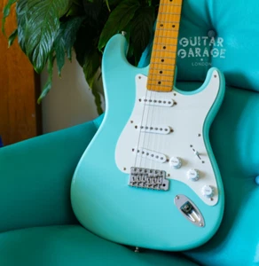 1996 Fender Japan 54 Vintage Reissue Stratocaster Seafoam Green - upgraded MIJ - Picture 1 of 16