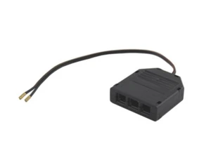 Mini AMP Verteiler 3-fach schwarz Anschlussadapter Stecker 3er Anschluss - Picture 1 of 2