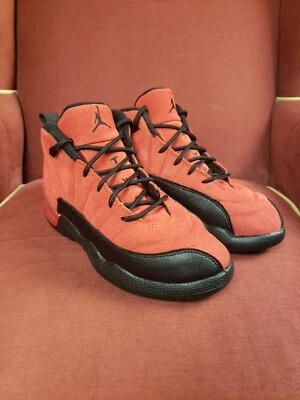 Nike Air Jordan 12 Retro PS Reverse Flu Game Rojo Negro 151186-602 Juvenil Talla 3Y Foto 1 de 4