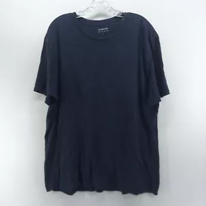 vince men's shirt size large classic blue boat neck everyday 100% cotton - Picture 1 of 8