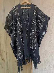 Kuscheliges und stilvolles Schlammtuch Achselzucken Hand Blockdruck Halstuch für Unisex Kleidung Achselzucken - Bild 1 von 12