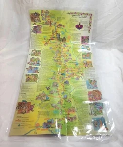 Alemania Cuentos de Hadas Mapa Impresión Mitos Leyendas Fotos Historia 31" H x 16" W - Imagen 1 de 24