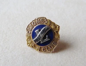 10k Gelbgold & Emaille Lions Club Past President Pin 2,53 Gramm - Bild 1 von 8