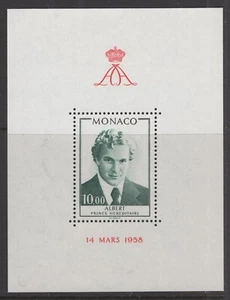 Monaco Stamps — Souvenir Sheet — 1979, Prince Albert #1166 MNH - Picture 1 of 1