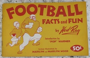 1949 Football Facts and Fun by Hod Ray With Intro. by Pop Warner Great Condition - Picture 1 of 4