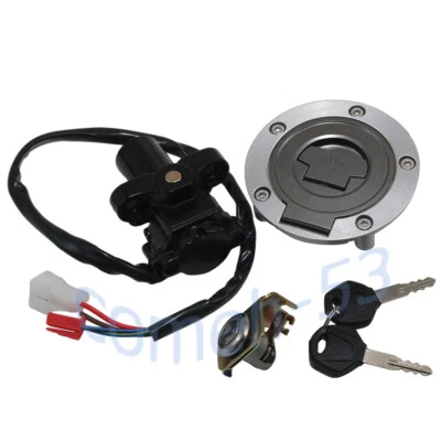 Juego de bloqueo de interruptor de llave de encendido para Yamaha YZF R1 2004-14 YZF R6 06-16 MT-01 05-09 Foto 1 de 4
