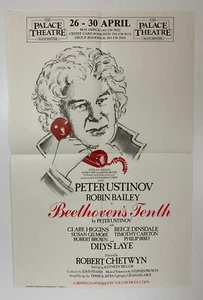Beethoven's Tenth The Palace Theatre Manchester 1983 Original Large Poster - GC - Picture 1 of 4