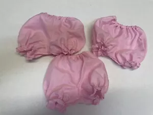 3 Pair Panties Bloomers fits 15-16" Large Baby Alive Doll Clothes Underwear Lot - Picture 1 of 3
