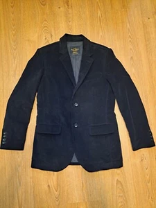 Old Navy Sport Coat Mens Small 40R Black 100% Cotton Blazer Suit Jacket - Picture 1 of 6