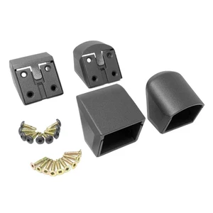 Westbury Treppengeländerhalterung - Schwarz (4er Pack) 170157TBK Aluminiumhalterung mit Schrauben - Bild 1 von 5