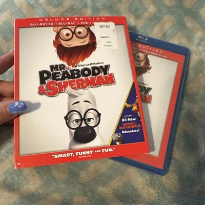 NEW* Mr Peabody & Sherman ( 3D + Blu-ray 2-Disc Set Deluxe Edition W/ SLIPCOVER - Image 1 of 4