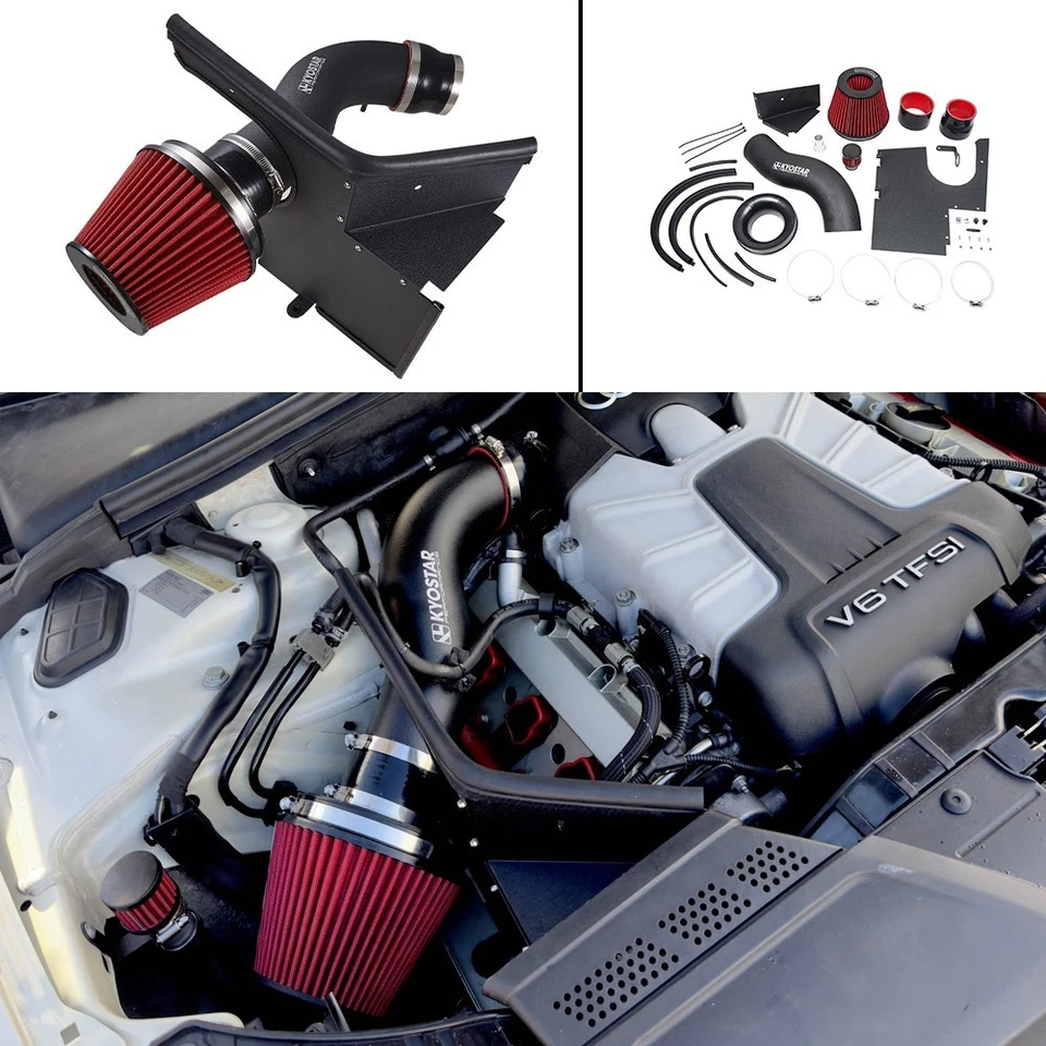 Sistema de admisión de aire frío para Audi Q5 SQ5 S4 S5 2010-2016 3,0 T B8 B8,5 tubo de 3,5"" Foto 1 de 4