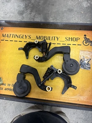 🥇Quantum Silla de Ruedas Frontal L/R Rueda Conjunto Q6 Stretto 3.0 Muelle *L@@K* Foto 1 de 4