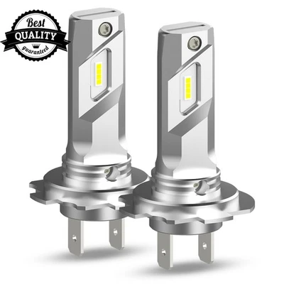 2/4X H7 LED Headlight High Low Beam Bulb 6500K Xenon White Ultra Bright - Image 1 of 4