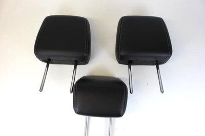 2012 2013 2014 FORD FOCUS REAR Seat Headrest Black Leather OEM SET OF 3 ♻ - Image 1 of 4