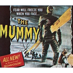 Vtg 80s The Mummy Trade Card #11 Horror Universal City Studios Sticker Puzzle - Picture 1 of 3