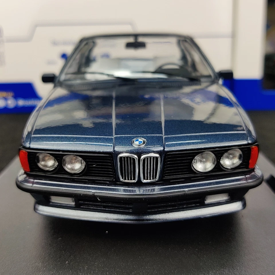 VOITURE SOLIDO BMW 635 CSI (E24) MACAU BLUE BLEU 1984  1:18 NEUF BOITE S1810306 - Photo 1/4