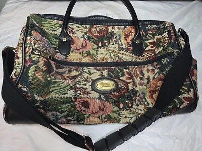 American Tourister tapestry double handle travel bag carry on luggage - Image 1 of 4
