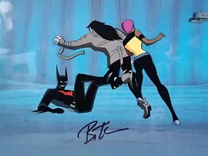 Batman Beyond 1999 pintado a mano producción animación cel firmado Bruce Tim - Imagen 1 de 11