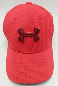 UNDER ARMOUR hat fitted red cap Size : Child /Youth  S/M - Picture 1 of 8