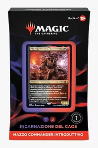 MTG COMMANDER DECK STARTER EVERGREEN - INCARNAZIONE DEL CAOS - MAGIC ITA - Foto 1 di 1