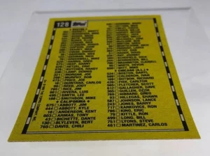 Lista de verificación Topps 1990 ERROR falta ""continuó..."" texto *Como nuevo de caja sellada* - Imagen 1 de 7