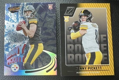 2022 Zenith Pacific Revolution Kenny Pickett Rookie #PR-21 Steelers & RC #101 - Image 1 of 2