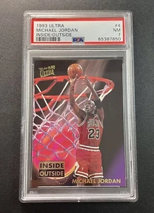 1993-94 Fleer Ultra - Inside Outside #4 Michael Jordan PSA 7 - Picture 1 of 4